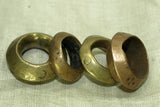 Antique Heavy Solid Cast Brass/bronze Ring from Ethiopia
