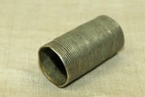 Antique Cylindrical Silver Bead, Ethiopia