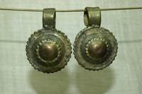 Pair of Rare Ethiopian Brass Pendants