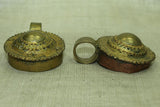Large Ethiopian Brass Pendnat