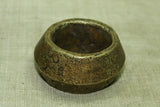 Large Dark Brass Wedding Ring from Ethiopia
