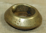 Old Large Brassy Hair Ring from Ethiopia