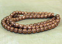 Ethiopian 8mm Copper Rounds, strand