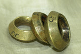 Cast Antique Brass Hair Ring from Ethiopia