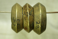 Cast Antique Brass Hair Ring from Ethiopia