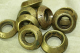 Cast Antique Brass Hair Ring from Ethiopia