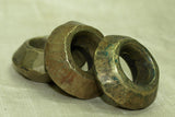 Cast Antique "Faceted" Bronze Hair Ring from Ethiopia