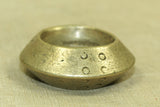 Large Solid Brass Antique Hair Ring from Ethiopia
