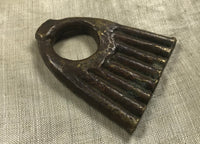 Very Cool Ethiopian Bronze or Brass Pendant