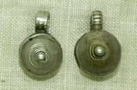 Small Round Silver Telsum from Ethiopia
