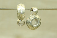 Traditional Hair Ring Pendant from Ethiopia with Silver finish