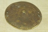 Antique Brass Ethiopian Shield Pendant