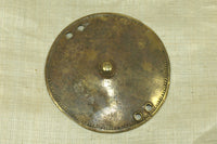 Antique Brass Ethiopian Shield Pendant