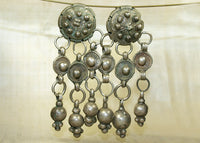 Pair of Silver Dangles, Harari Tribe of Ethiopia