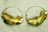 Traditional Large Fulani Brass Earrings