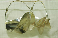 Traditional Silver Fulani Earrings, Medium