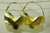 Fulani Brass Earrings, Small-Medium