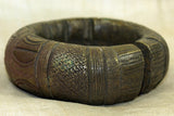Heavy Antique Bronze bracelet from Ghana