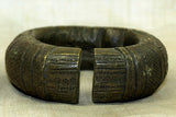 Heavy Antique Bronze bracelet from Ghana