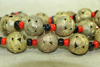 classic Brass round bead from Ghana, strand
