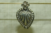 Antique Silver Floral Pendant