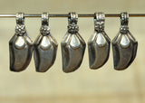 Pack of Five Silver Dangles from India