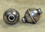 Cool Silver Indian Bead