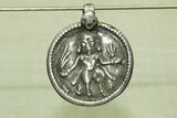 Vintage Shiva &#2358;&#2367;&#2357; Silver Amulet from India
