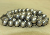 Strand of Sterling Silver 9mm Beads from India