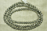 Silver Tone Bicone beads from India