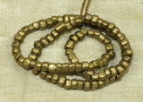 Strand of Small Bronze/Brass Beads from India