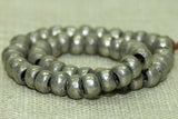 Solid Coin SIlver Beads from India