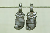 Small Traditional Silver Dangles from India
