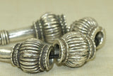 Set of Antique Silver Cones and Beads from India