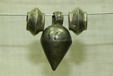 Set of Antique Indian Silver Beads and Pendant