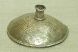 Large Antique Indian Silver Cone with Neck