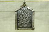 Huge Antique Silver Shiva Pedant from India