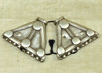 Pair of Antique Silver Cones from India