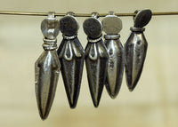 Set of Silver Pepper/Dagger Drops from India