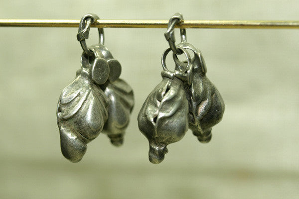 Pair of Silver Dangles from India