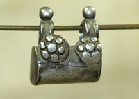 Small Silver Capsule Pendant from India