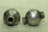 Old India Large Silver Bead