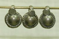 Antique Silver Domed Dangle, India