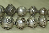 Strand of Old India Coin Silver Beads