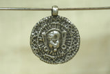 Lord Krishna, Silver Hindu Religious Pendant