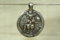 Shiva Bhairava Silver Hindu Amulet