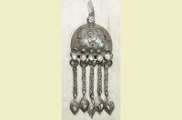 Old Coin Silver Pendant with Dangling 