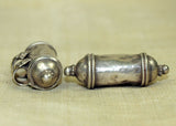 Silver Tube Pendant from India