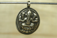 New Coin Silver Lord Ganesha Pendant