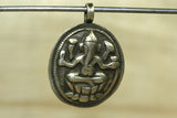 New Coin Silver Lord Ganesha Pendant